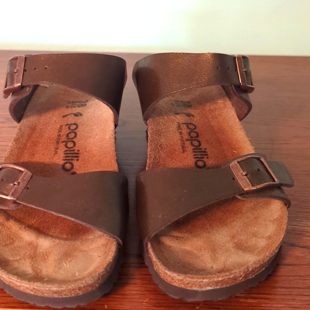 Birkenstock heel sandals